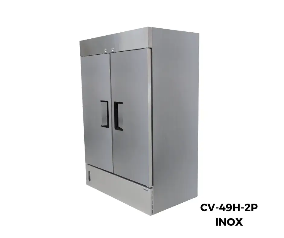 Congelador Vertical CV-49H-2PS Inox, Congeladores Industriales Verticales