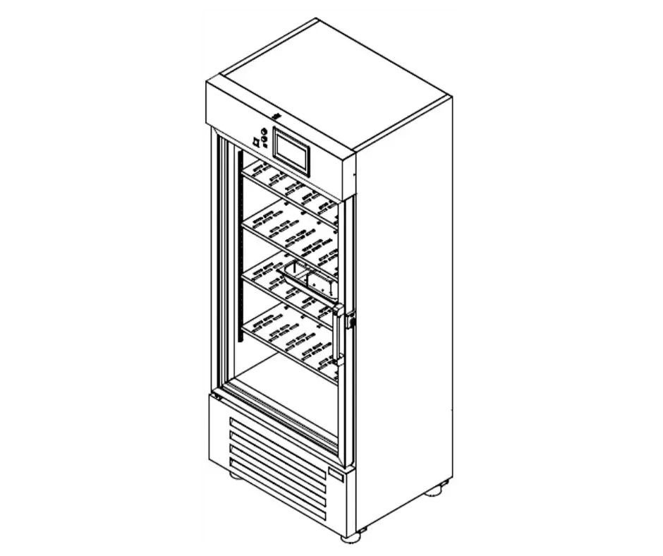 refrigerador para banco de sangre